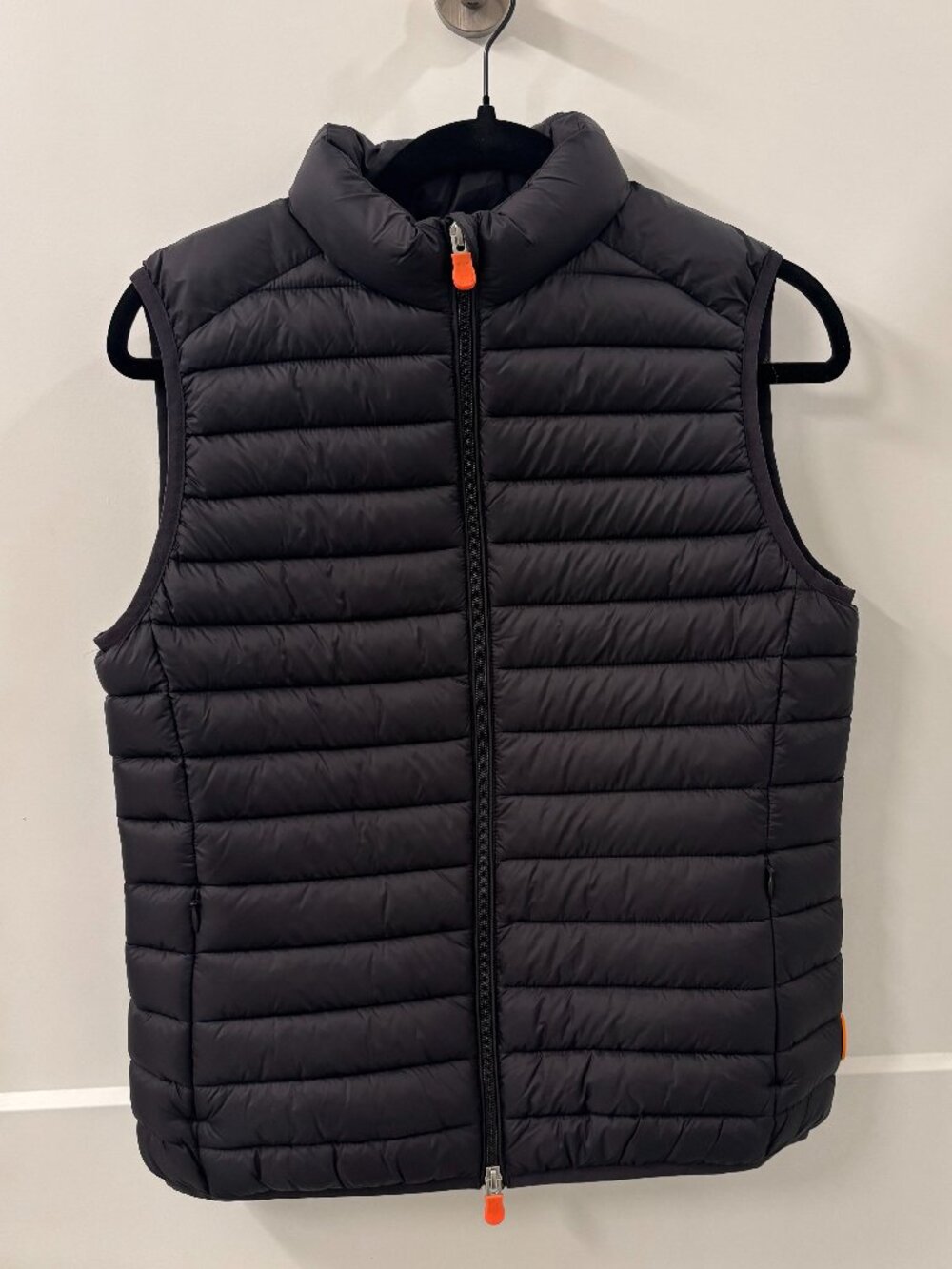 Save The Duck Black Plumtech Puffer Vest Size Small